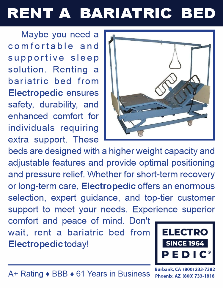 Santa Ana rent a bariatric bed